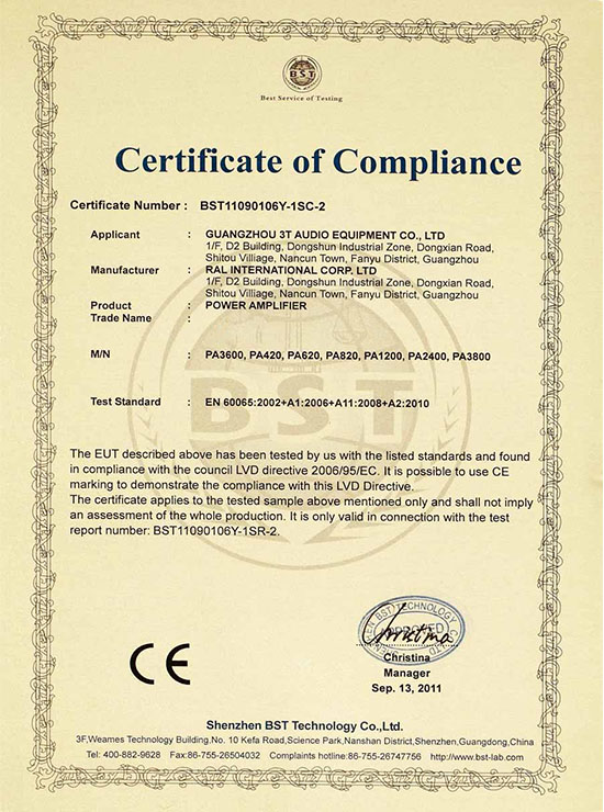 CE product certification